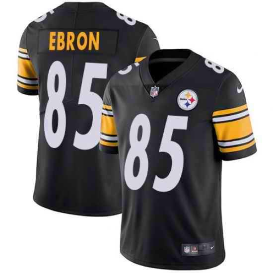 Nike Pittsburgh Steelers 85 Eric Ebron Black Team Color Men Stitched NFL Vapor Untouchable Limited Jersey